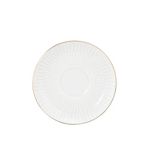Seltmann Weiden Amina Weiß Goldrand Kombi-Untertasse klein 12 cm Amina Weiß Goldrand 001.776081