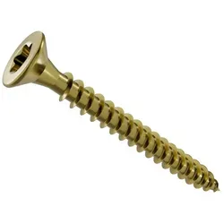 PARCO Spanplattenschraube Senkkopf Torx Verzinkt, Spanplattenschrauben, Deutsche Qualität 4,0x50mm TX20 Teilgewinde 200 Stück