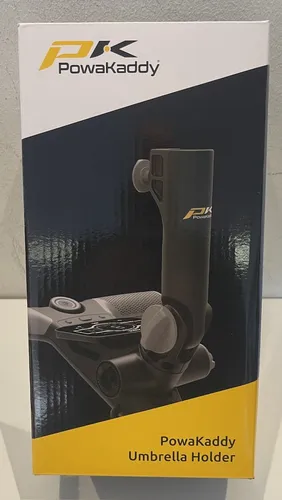 PowaKaddy Regenschirmhalter für FX und CT Serie - Golfzubehör für trockene Runden: Hält Standard-Regenschirme sicher und ist leicht zu montieren sowie anpassbar für optimalen Schutz.