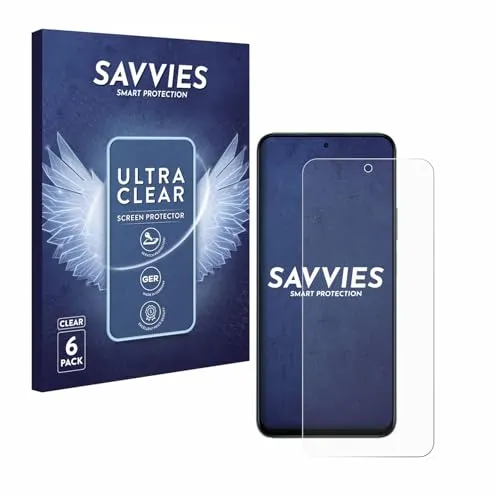 Savvies 6 Stück Schutzfolie für Honor 200 Smart Displayschutz-Folie Ultra-Transparent