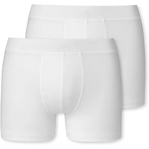 SCHIESSER Jungen Boxerhorts 2er Pack - Kinder-Wäsche im praktischen Doppelpack, aus elastischem Cotton Stretch für höchsten Tragekomfort und perfekte Passform.