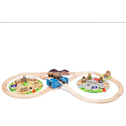 Bigjigs Holzzug Set Konstruktion (BJT071)