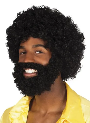 Boland Kostüm-Perücke Soul Man in schwarz von Boland