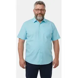 Men Plus Herren Businesshemd Übergrößen L-8XL, Halbarm, Easycare, Comfort Fit, Helles Türkis 5XL - Hochwertiges Businesshemd in Übergrößen bis 8XL mit EasyCare-Funktion. Pflegeleicht und komfortabel geschnitten für einen perfekten Sitz im Alltag.