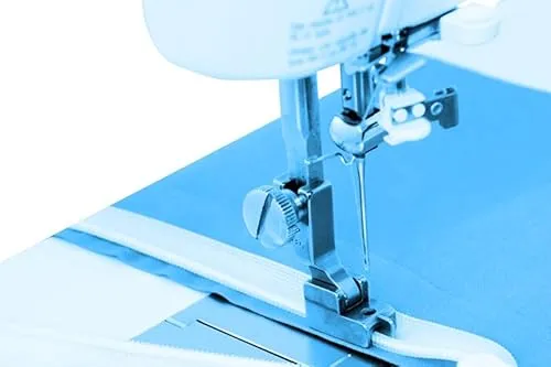 Nähmaschinen Nähfuß für nahtverdeckten Reißverschluss - Nähfüße, ideal für präzises Einnähen von nahtverdeckten Reißverschlüssen, sorgt für professionelle Ergebnisse bei Ihren Nähprojekten.