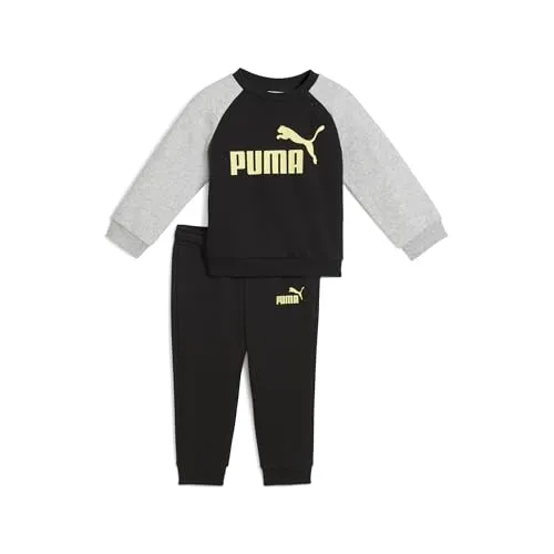 PUMA MINICATS ESS Raglan Crew Set FL INF in schwarz von PUMA