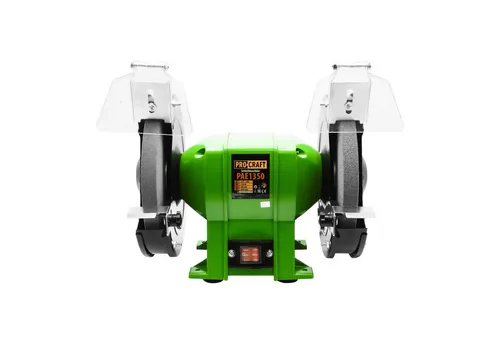 Procraft PAE1350 Doppelschleifmaschine 400 Watt - Leistungsstarke Doppelschleifmaschine mit 200 mm Scheibendurchmesser für präzise Schleifarbeiten. Ideal für den professionellen Einsatz in Werkstätten.