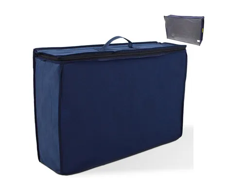 Kindermatratze KiNDERWELT Aufbewahrungstasche für Kissen und Decken Reise Tragetasche, KiNDERWELT, 18 cm hoch, Reißverschluss rundumgehend an der Oberseite