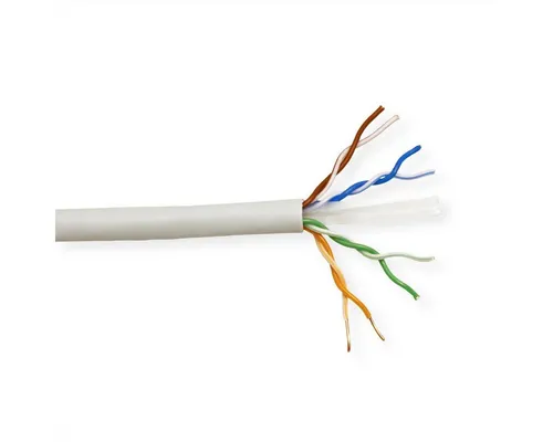 ROLINE UTP-Kabel Kat.6 - 300m Massivdraht für Gigabit-Netzwerke - Netzwerkkabel der Kategorie 6 mit AWG23 Massivdraht, ideal für strukturierte Verkabelung und Gigabit-Ethernet. LSOH-Material sorgt für Sicherheit und Flexibilität.