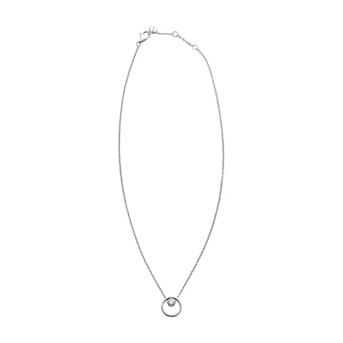 Skagen Damen-Edelstahl-Halskette ELIN - Elegante Halskette für Damen aus gebürstetem Edelstahl, mit Karabinerverschluss für sicheren Halt und zeitlosem Design.