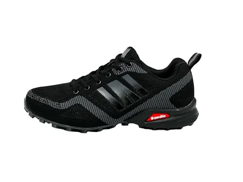 Ablovo® Damen Herren Sportschuhe Sneaker Turnschuhe Laufschuhe Freizeit Schuhe 36-46 (Schwarz, EU Schuhgrößensystem, Jugendliche, Herren, Numerisch, M, 40)