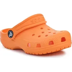 Crocs Kid's Classic Clog T - Leichte orange Sandalen für Kinder - Sandalen für Kinder, ideal für Freizeitaktivitäten, leicht und bequem; Farbe: Orange; perfekt für den Alltag!