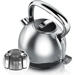 Arendo Vintage Wasserkocher mit Temperatureinstellung