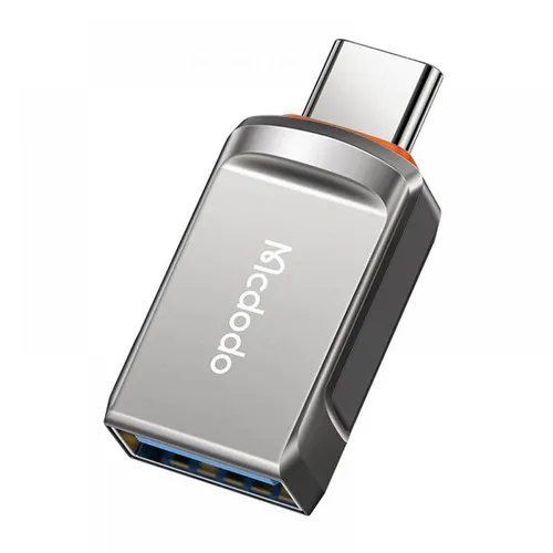 Mcdodo OT-8730, USB 3.0 Adapter, C-Stecker - A-Buchse, Metall, grau