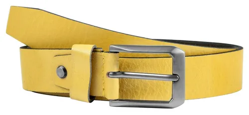 LEONARDO VERRELLI Ledergürtel 3100097 (Einzeln) in gelb von LEONARDO VERRELLI