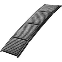 TRUTZHOLM Klappbare Hunderampe 158 cm aus Aluminium