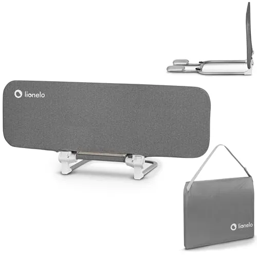 Lionelo Lora Tragbares Bettschutzgitter für Kinder