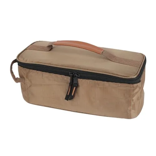 MiOYOOW Camping Küchenutensilien Organizer Tasche - Tragbare Kochgeschirr Aufbewahrungstasche mit wasserdichten Utensilien und Aufhängeöse für Wandern und Grillen