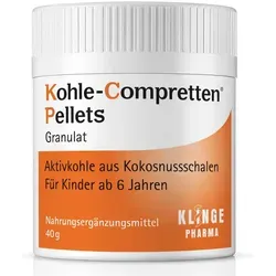 Kohle Compretten Pellets Granulat