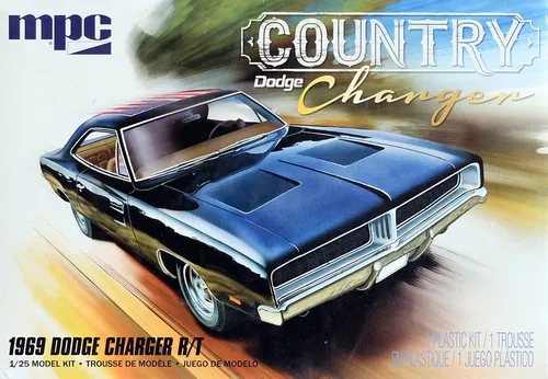 Dodge Charger R/T Country 1:25 MPC Model Kit Bausatz MPC878 1969