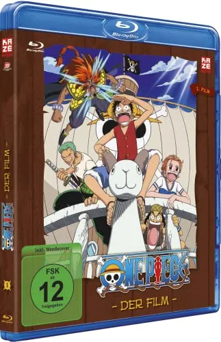 One Piece: Der Film - 1. Film - [Blu-ray] - Abenteuerlicher Anime-Film, freigegeben ab 12 Jahren, ideal für Fans von spannenden Geschichten und actiongeladenen Seefahrten.