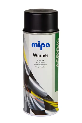 Mipa Winner Acryl-Lack Spraydose schwarz seidenglanz (400 ml)