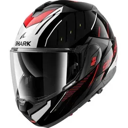 Shark Oxo Rydger Klapphelm, schwarz-rot-silber, Größe S von Shark