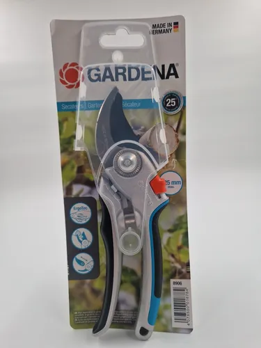 Gardena Alu-Gartenschere B L - bis zu 25 mm Schnittstärke, leicht und präzise für müheloses Schneiden im Garten