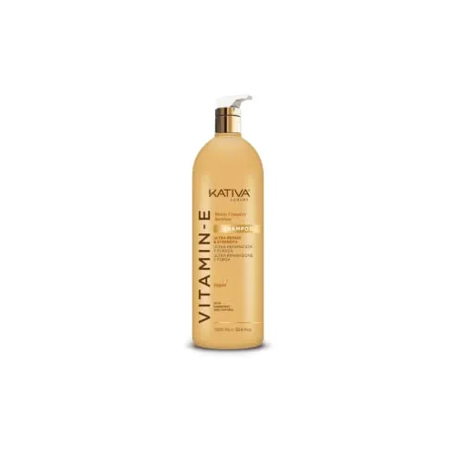 Shampoo Kativa Vitamina E 1 L - Unisex Pflege für strahlende Schönheit, 100% Original und ideal für alle Haartypen
