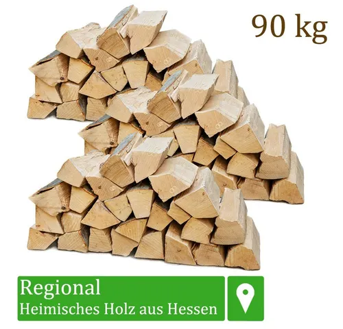 Flameup Kaminholz Brennholz 90kg von Flameup