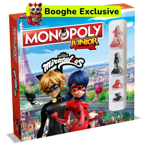 Miraculous Ladybug & Cat Noir Monopoly Junior – Kinder Brettspiel