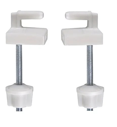 Cornat WC-Sitz-Scharnier mit Befestigung, Kunststoff für Sitze Modern, 1 Stück, weiß, TEC364997