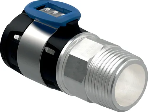 GE FlowFit Anschluss gerade, mit AG SiBr d25-R3/4