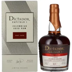 Dictador CAPITULO I 22 Jahre Port Cask Rum 1998 42% Vol. 0,7l in Geschenkbox