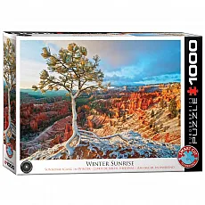 eurographics Puzzle - Winter Sonnenaufgang - 1000 Teile 300801