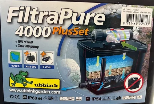 Ubbink Teichfilter Filtra Pure 4000 Plus Set