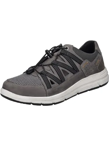 Josef Seibel Herren Low-Top Sneaker Giuseppe 02 - Herren-Sneaker mit atmungsaktivem Obermaterial aus Leder und Textil, ideal für normal breite Füße (Weite G) und ausgestattet mit einem bequemen Wechselfußbett für optimalen Tragekomfort.