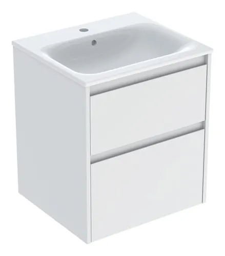 Geberit Renova Plan Set Möbelwaschtisch mit Unterschrank, 55x62,1x48cm