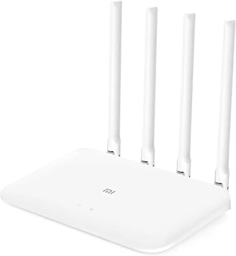 Xiaomi Mi Router 4C WLAN Router - Router mit bis zu 300 Mbps, Dual-Core CPU und 4 externen Antennen für starke Leistung und zuverlässige Verbindung in jedem Raum.