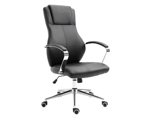 SVITA Bürostuhl MELLOW – Höhenverstellbarer Schreibtischstuhl mit Armlehnen - Bürostuhl mit gepolsterter Sitzfläche und Rückenlehne, ideal für komfortables Arbeiten. Der höhenverstellbare Stuhl aus pflegeleichtem Kunstleder bietet perfekten Sitzkomfort.