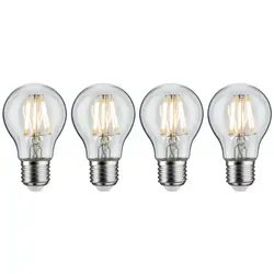Paulmann 5084 Bundle 4x LED Standardform 7 Watt E27 Klar Warmweiß
