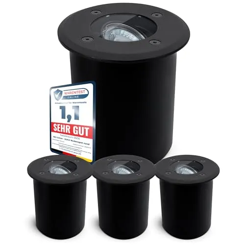 SSC-LUXon JUAVI LED Gartenstrahler - Strahler für den Außenbereich, IP67, trittsicher und befahrbar bis 2000 kg, ideal für kreative Beleuchtung im Garten.