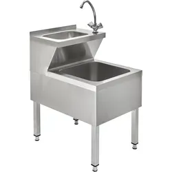 GastroHero Handwasch-Ausgussbeckenkombination Basic 2 von GastroHero