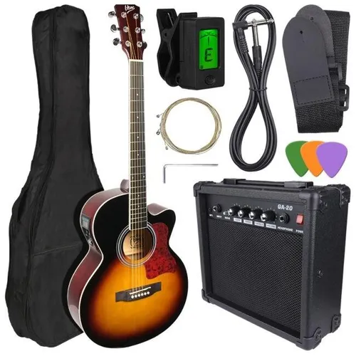 V-TONE EAG SET SB Elektroakustische Gitarre mit Verstärker