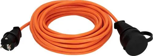 Brennenstuhl Verlängerungskabel Bremaxx, 10 m für außen, IP44, orange - Robustes Verlängerungskabel für den Außenbereich, IP44 spritzwassergeschützt. Extrem widerstandsfähiges Kabel aus Spezialkunststoff, ideal für anspruchsvolle Einsätze. Hohe Sichtbarkeit durch orange Farbe.
