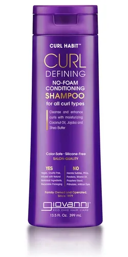 Giovanni Curl Habit Curl Defining No-Foam Conditioning Shampoo 399ml - Das Giovanni Curl Shampoo reinigt sanft und spendet Locken Feuchtigkeit. Ideal für alle Lockentypen, sorgt es für glänzendes, frizzfreies Haar mit natürlichen Ölen. Perfekt für die tägliche Pflege!