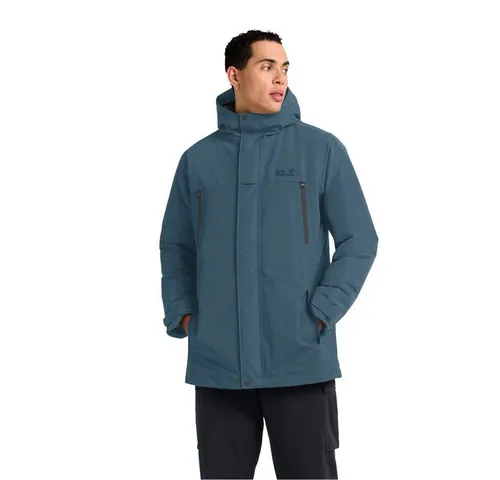 JACK WOLFSKIN GLACIER SHIELD JKT M - Herren Winterjacke - Funktionsjacke mit wasserdichtem TEXAPORE Gewebe und wärmender TEXATHERM Isolierung. Ideal für Outdoor-Abenteuer bei jedem Wetter, mit fünf praktischen Taschen für Wertsachen.