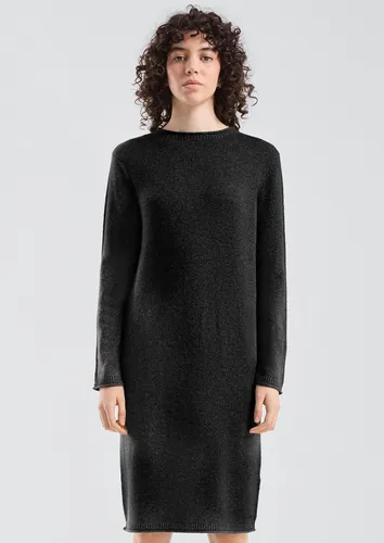 QS Midikleid Kleid Meliertes Strickkleid