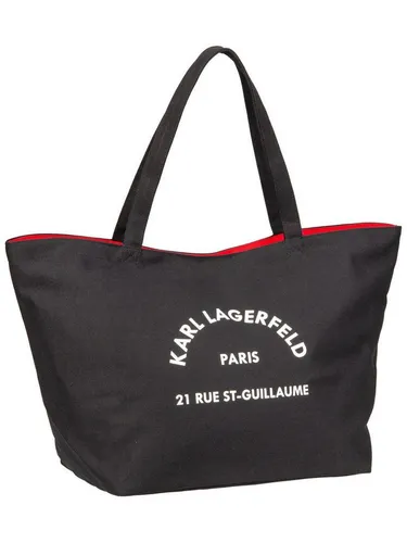 Karl Lagerfeld K/Rue St Guillaume Shopper schwarz A1W50006-999 - Elegante Handtasche aus hochwertiger Baumwolle, ideal für stilbewusste Frauen, perfekt für den Alltag oder besondere Anlässe.