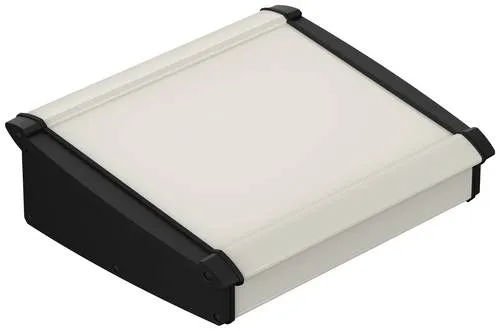 Bopla ALU-Topline ATPH-IP 2385-0250 SET Pult-Gehäuse - Pult-Gehäuse mit Schutzart IP 65 und komfortablem Zugang zum Innenraum für einfache Montage von elektronischen Bauteilen. Ideal für Touch-Displays und Bedienelemente.